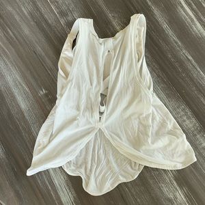 White Lululemon Workout Top